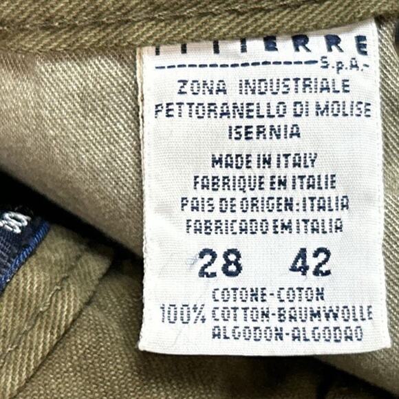 D&G Dolce & Gabbana Army Olive Green Pants sz 28 42 - Picture 3 of 10